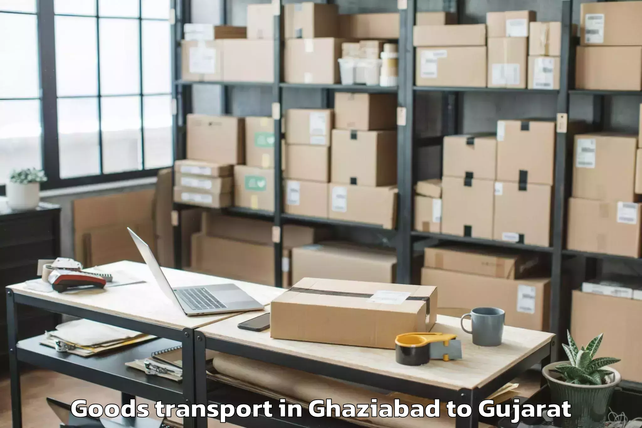 Discover Ghaziabad to Porbandar Goods Transport